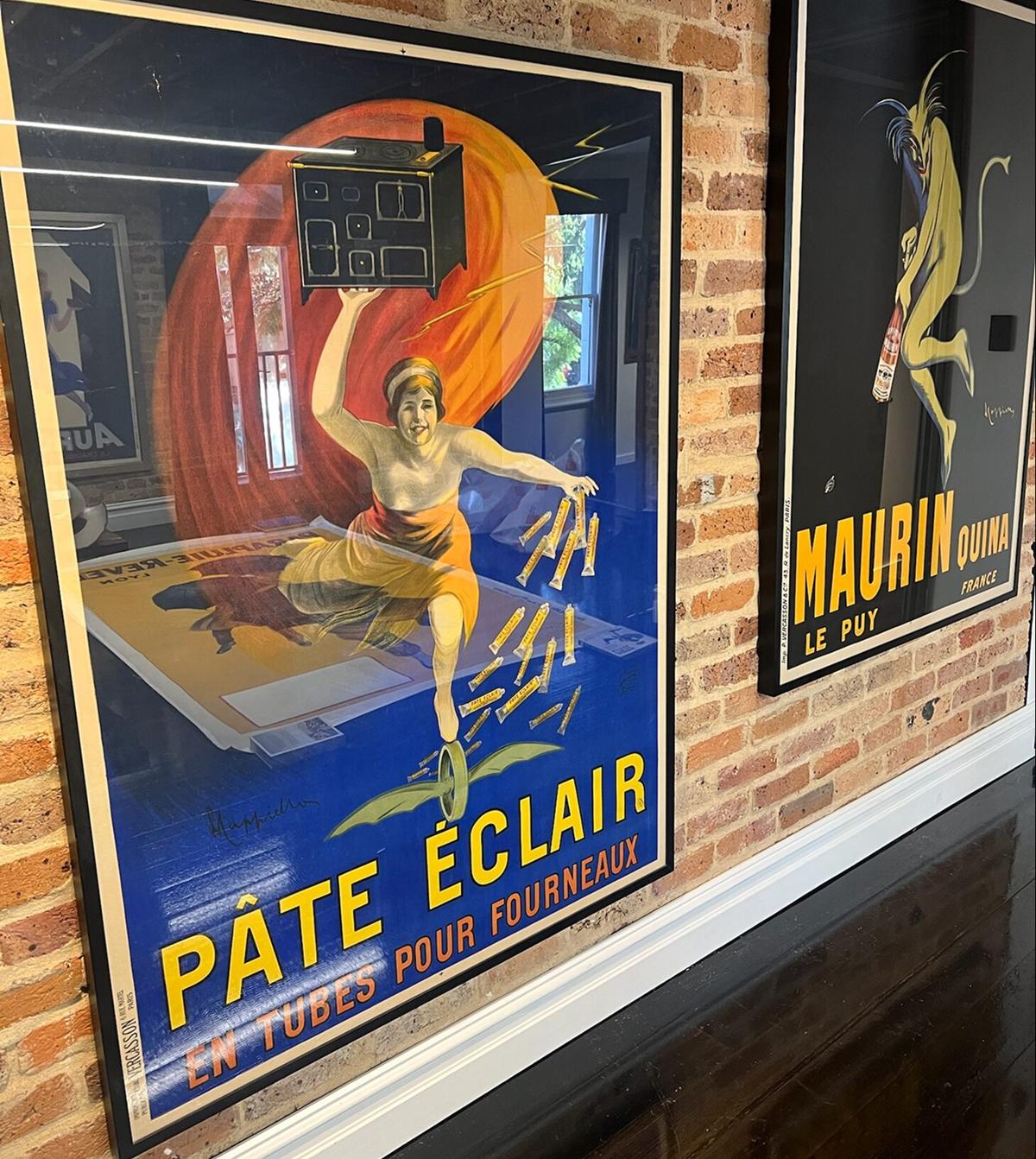 Vintage Italian advertising posters on the Verde Darlinghurst wall