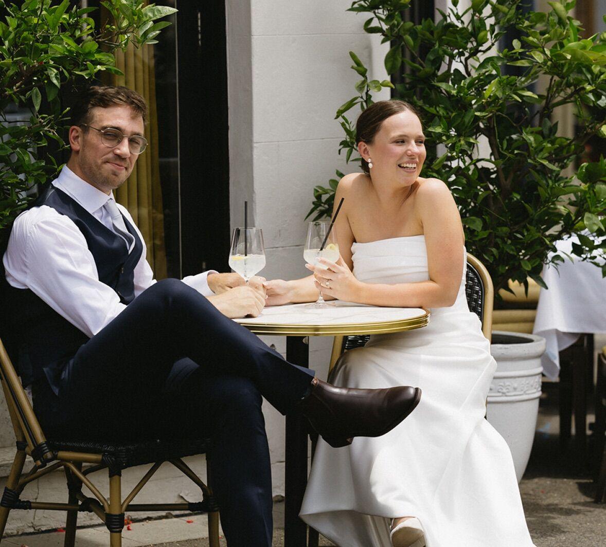 Guests dining at Verde Darlinghurst private event