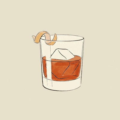 Hand-drawn cocktail illustration